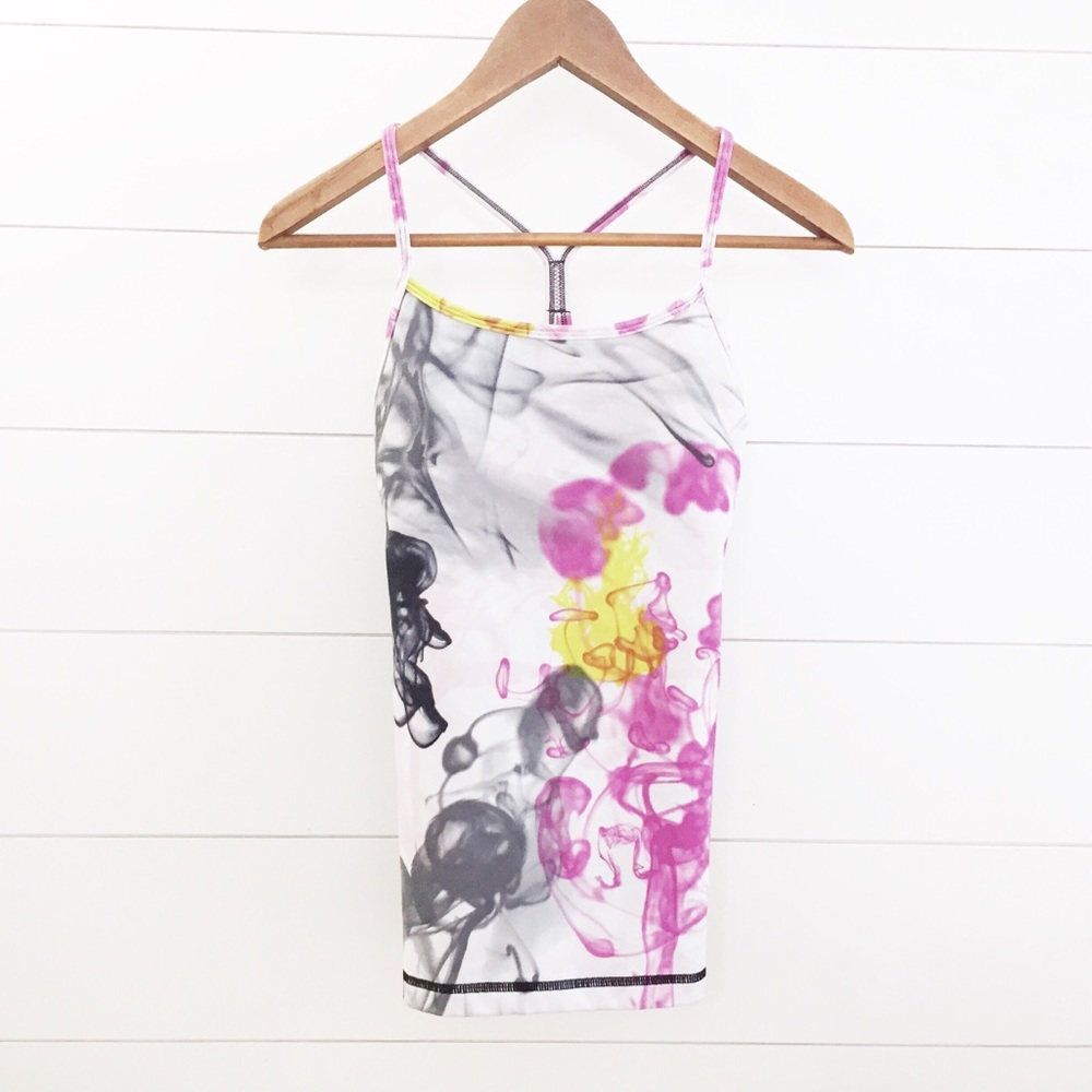 LULULEMON Power Y Tank Top Unicorn Tears